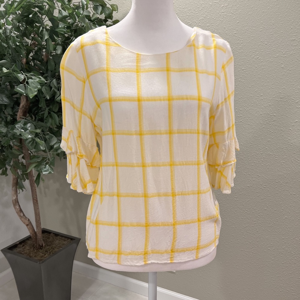 Forever 21 Spring Grid Blouse